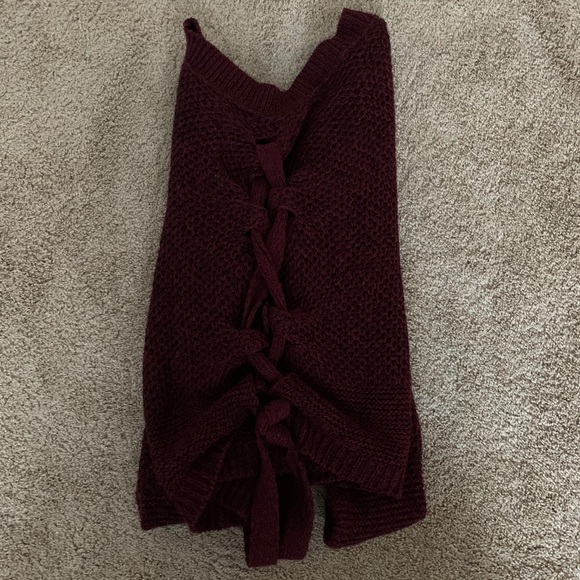 Express Tie Back Sweater - Picture 2 of 2
